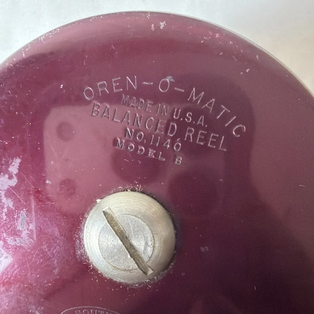 Oren O Matic Fly Reel With Original Box No 1140 With Lures